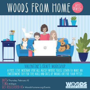 Woods From Home Virtual Valentines 2022