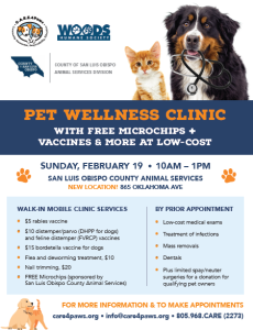 Pet Wellness Clinic on Feb. 19, 2023